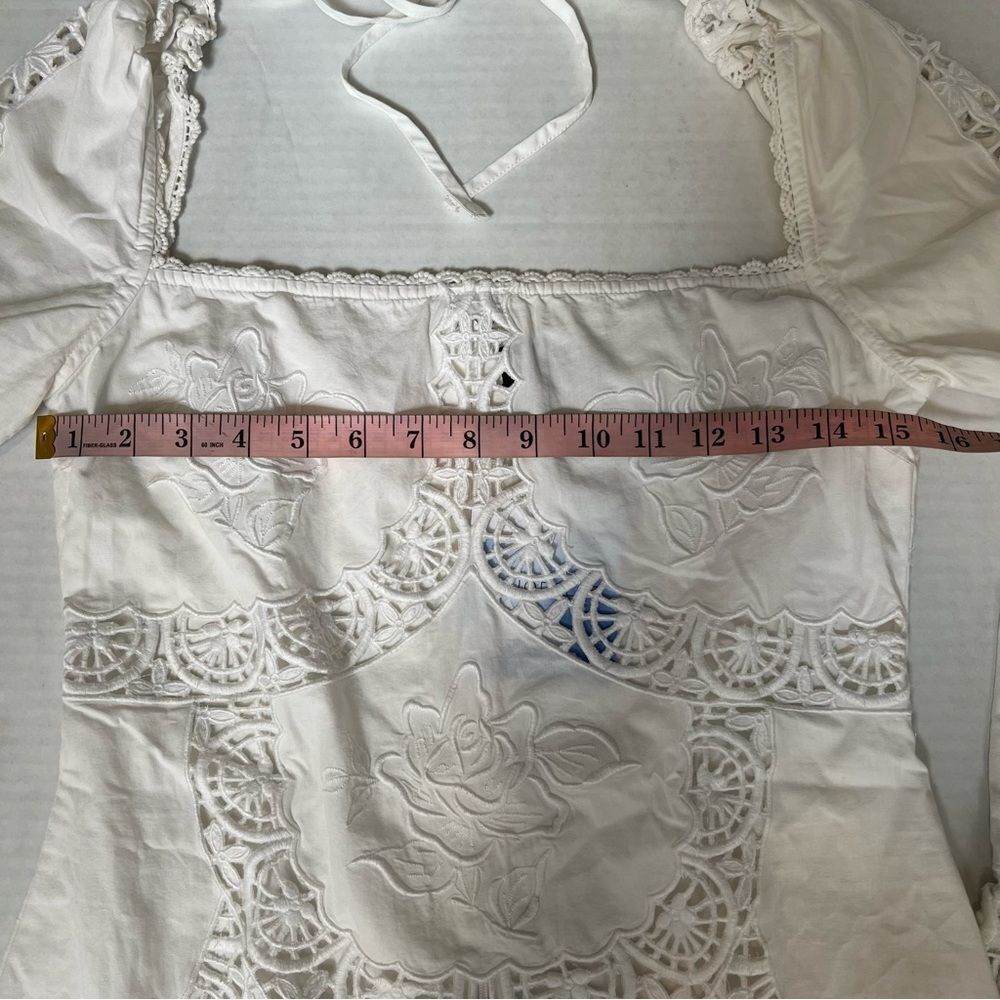 NWT Revolve x Majorelle Charolette Mini Dress in White | Size M - Picture 11 of 11